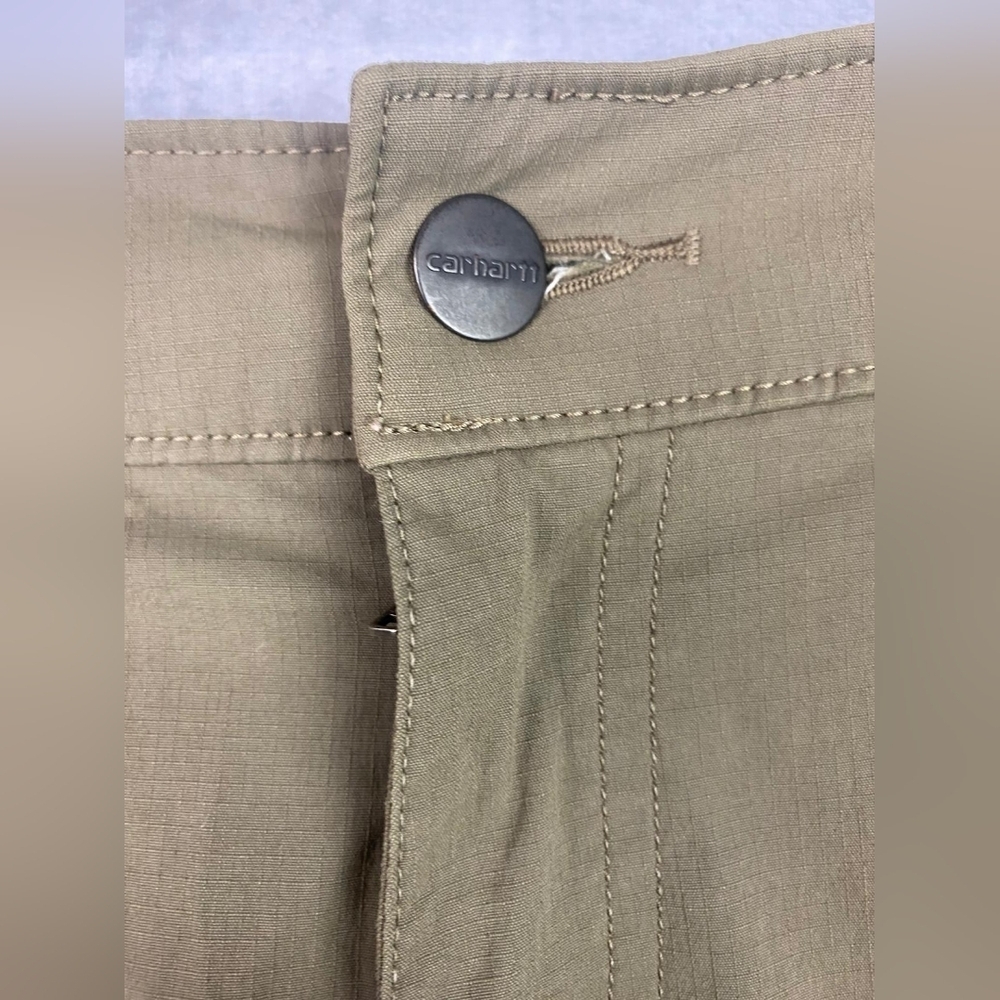 Carhartt Cargo Pants Womens Plus Size 16 Cropped Bermuda Straight fit - Picture 4 of 11